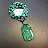 Guanyu Malay Jades Necklace Men's Personality Accessories