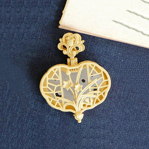 Natural Hetian Jade Pendant Necklace, Chinese Women's Jewelry