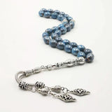 Tasbih Ceramics 33 Beads Metal tassels Eid Gift Islam Man's bracelets