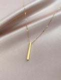 Austrian Shell Long Pendant Necklace Ladies Clavicle Chain Jewelry