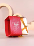 Wedding Candy Box Leather Waist Seal Plastic Box Logo