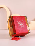 Wedding Candy Box Leather Waist Seal Plastic Box Logo