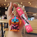 Cartoon Puppy Dog Keychain for Bag Decoration