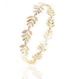 Gold Leaves Shape Hairband Tiara Charm for Wedding Party
