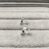 Spanish Bear Style Pearl Stone Earrings 925 Silver