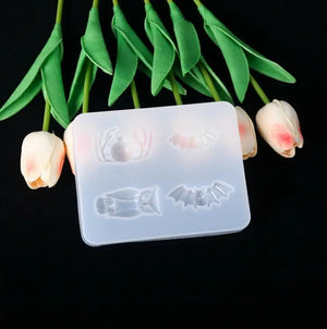 DIY Pendant Jewelry Silicone Mold - Cartoon Animal Charms