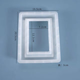 Rectangular Silicone Mold Photo Frame DIY Table Decoration