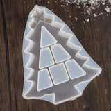Transparent Silicone Mold Resin Christmas Tree Storage Box