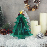 Transparent Silicone Mold Resin Christmas Tree Storage Box