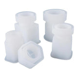 Transparent Silicone Mold for Resin Bottle Storage