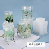 Transparent Silicone Mold for Resin Bottle Storage
