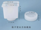 Transparent Silicone Mold for Resin Bottle Storage