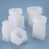 Transparent Silicone Mold for Resin Bottle Storage