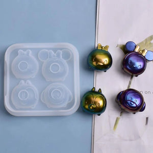 3D Animal Pendant Silicone Mold for Resin Crafts