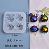 3D Animal Pendant Silicone Mold for Resin Crafts
