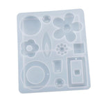 Silicone Mold for Resin Flowers Charms Pendant Craft DIY Jewelry