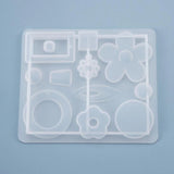 Silicone Mold for Resin Flowers Charms Pendant Craft DIY Jewelry