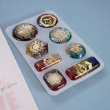 Silicone Mold for DIY Jewelry Resin Geometric Charms Pendant