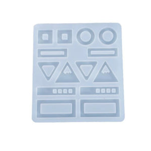 Transparent Silicone Mold Resin Geometric Charms Pendant
