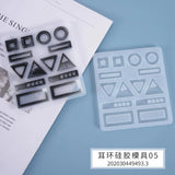 Transparent Silicone Mold Resin Geometric Charms Pendant