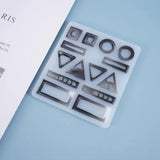 Transparent Silicone Mold Resin Geometric Charms Pendant