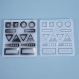 Transparent Silicone Mold Resin Geometric Charms Pendant