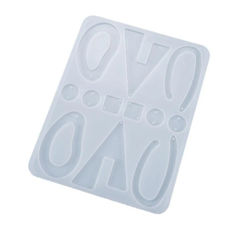 Silicone Mold Resin Geometric Earrings Charms Pendant Mold