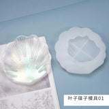 Transparent Silicone Mold Resin Leaf Texture Shell Decoration