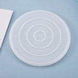 Silicone Mold Resin Plate Coaster Tray Round Plate DIY Set-up