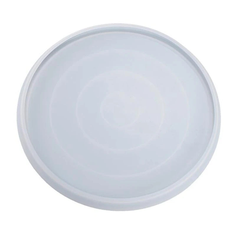 Silicone Mold Resin Plate Coaster Tray Round Plate DIY Set-up