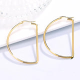 Oversized Hoop Earrings for Women Nightclub Jewelry