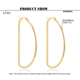 Oversized Hoop Earrings for Women Nightclub Jewelry