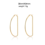 Oversized Hoop Earrings for Women Nightclub Jewelry