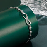 925 Silver Crystal Bracelets Women Streetwear Jewelry Party Wedding