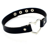 Punk Gothic Belt Choker Necklace PU Leather Necklaces For Women