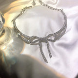 Full Diamond Butterfly Women's Necklace