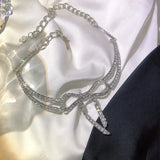 Full Diamond Butterfly Women's Necklace