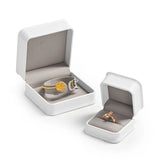 PU Leather Jewelry Box Necklace Bracelet Ring Pendant Storage Organizer