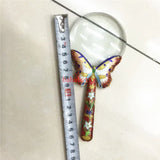 Chinese Cloisonne Butterfly Magnifying Glass