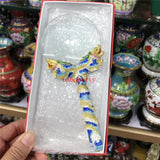 Chinese Cloisonne Dragon Magnifying Glass