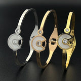 Stainless Steel Beloved Lock Lover Bracelet for Women Men