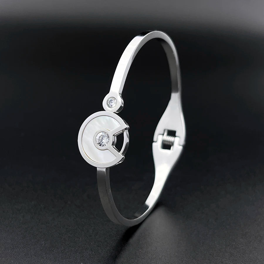 Stainless Steel Beloved Lock Lover Bracelet for Women Men
