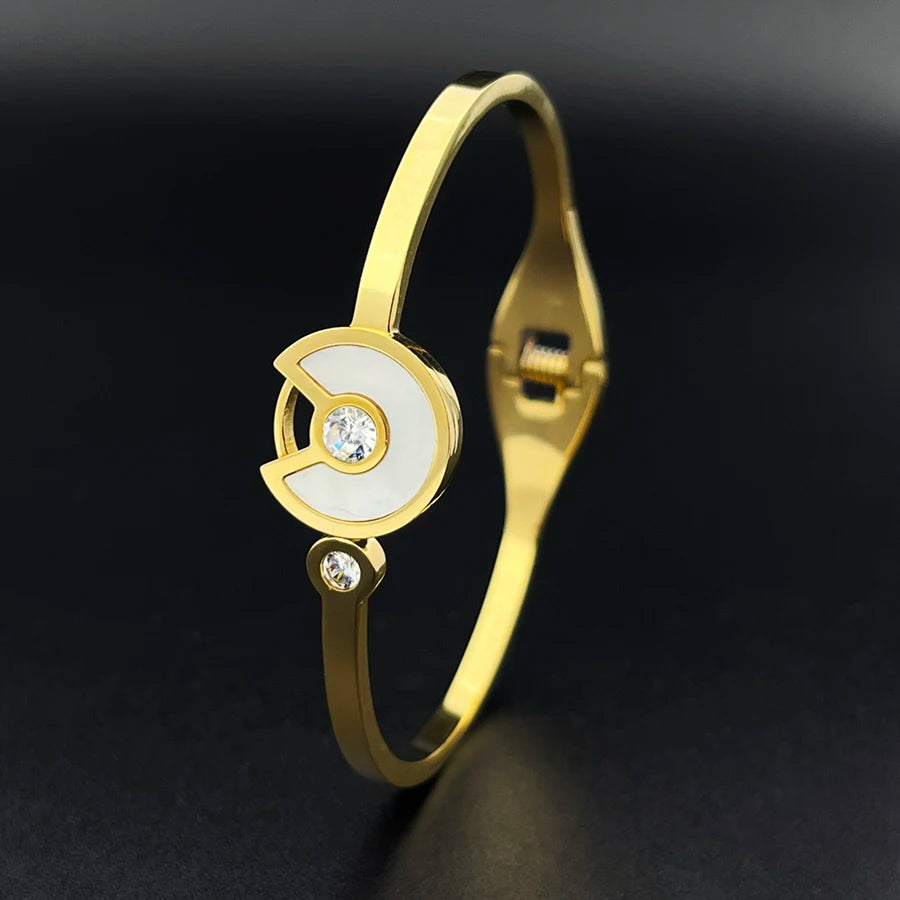 Stainless Steel Beloved Lock Lover Bracelet for Women Men