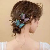 Embroidered Butterfly Duckbill Clip Hairpin