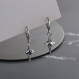 Women's Zircon Star Pendant Earrings SE1590