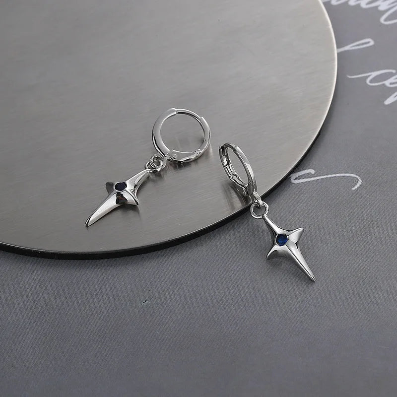 Women's Zircon Star Pendant Earrings SE1590