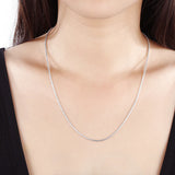 925 Sterling Silver 2MM Snake Chain Necklace 16-30 Inches