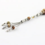 Muslim Prayer Beads Yellow Bracelet 99 Stones Ramadan Jewelry