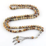 Muslim Prayer Beads Yellow Bracelet 99 Stones Ramadan Jewelry