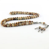 Muslim Prayer Beads Yellow Bracelet 99 Stones Ramadan Jewelry